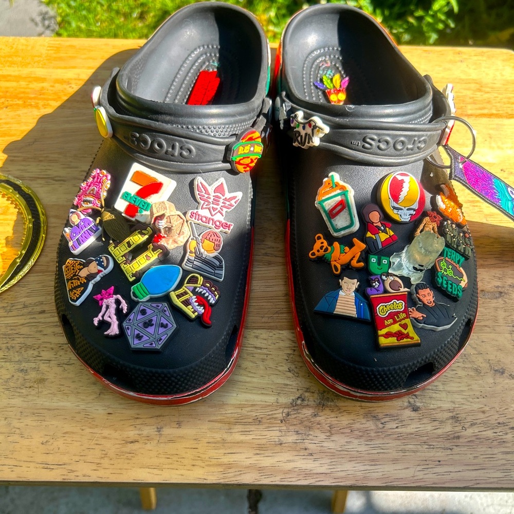 7-Eleven x Stranger Things crocs art Basel